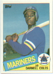 1985 Topps Baseball Cards      108     Darnell Coles